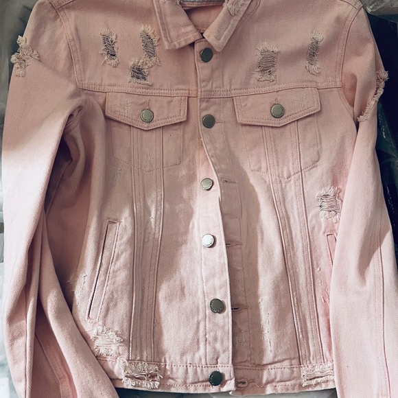 American Bazi distress denim jacket - Picture 4 of 6